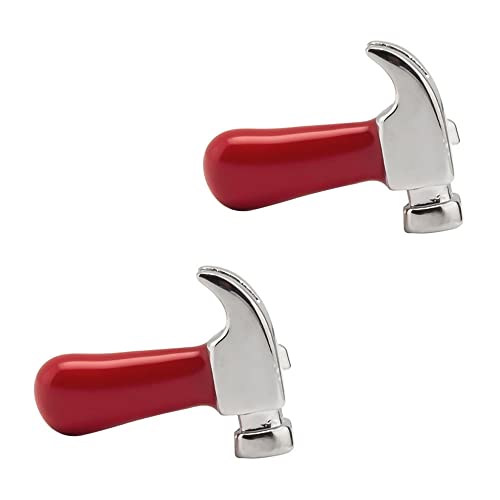 Gemelos de martillo rojo el regalo personalizado para hombres