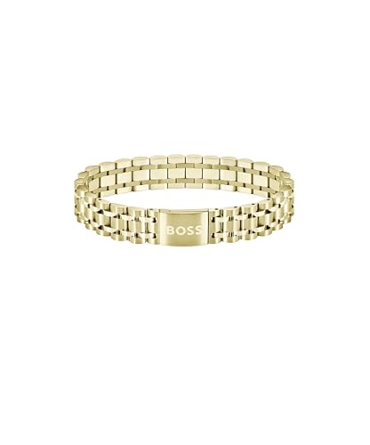 BOSS Jewelry Armband mit Knebelverschluss für Herren Kollektion OWAN in Gelbgold - 1580645 – Ansicht 1