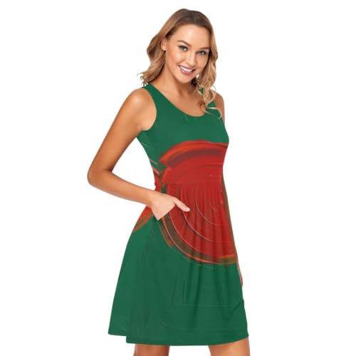 Robe débardeur motif Bangladesh sans manches idéale pour vos journées d'été