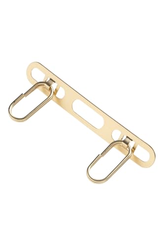 [ハミィ] iFace Hang and ストラップホルダー ダブルリング(ゴールド)【 スマホ ホルダー ストラップホール スマホショルダー 落下防止 アイフェイス 付けたまま充電可能 】