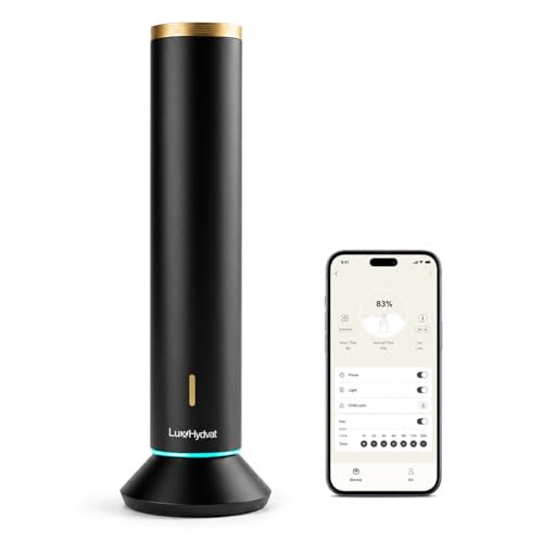 Waterless Essential Oil Diffuser, Smart App Controlled Scent Diffuser for Large Room, Covers Up to...