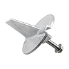 Boat Motor Zinc Trim Tab Anode 6E5-45371-01 Compatible with Yamaha Outboard Engine 115HP-225HP 2/4-stroke, Rep for Sierra 18-6097
