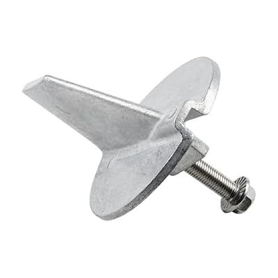Boat Motor Zinc Trim Tab Anode 6E5-45371-01 Compatible with Yamaha Outboard Engine 115HP-225HP 2/4-stroke, Rep for Sierra 18-6097
