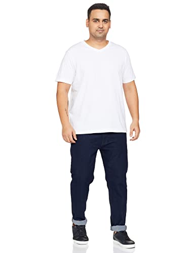 Image of Amazon Brand - Symbol Men's Solid Cotton T Shirt | Plain | V Neck | Half Sleeve-Regular Fit | Combo Pack of 3 (Available in Plus Sizes)