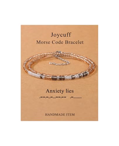 Image of JoycuFF ๐ ๐ผ๐ฟ๐๐ฒ ๐๐ผ๐ฑ๐ฒ ๐๐ฟ๐ฎ๐ฐ๐ฒ๐น๐ฒ๐๐ ๐ณ๐ผ๐ฟ ๐ช๐ผ๐บ๐ฒ๐ป Inspirational Gifts Beads Bracelets for Women Encouragement Birthday Gifts for Daughter Sister Niece Granddaughter Mom Best Friend
