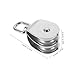 YARNOW Heavy Duty Stainless Steel Pulley Wheel for Rope Marine Pulley for Lifting Towing Easy Setup