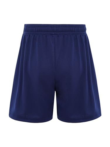 TiaoBug Kids Boys Quick-Dry Drawstring Athletic Shorts Moisture-Wicking Sports Bottoms Mesh Hot Pants4