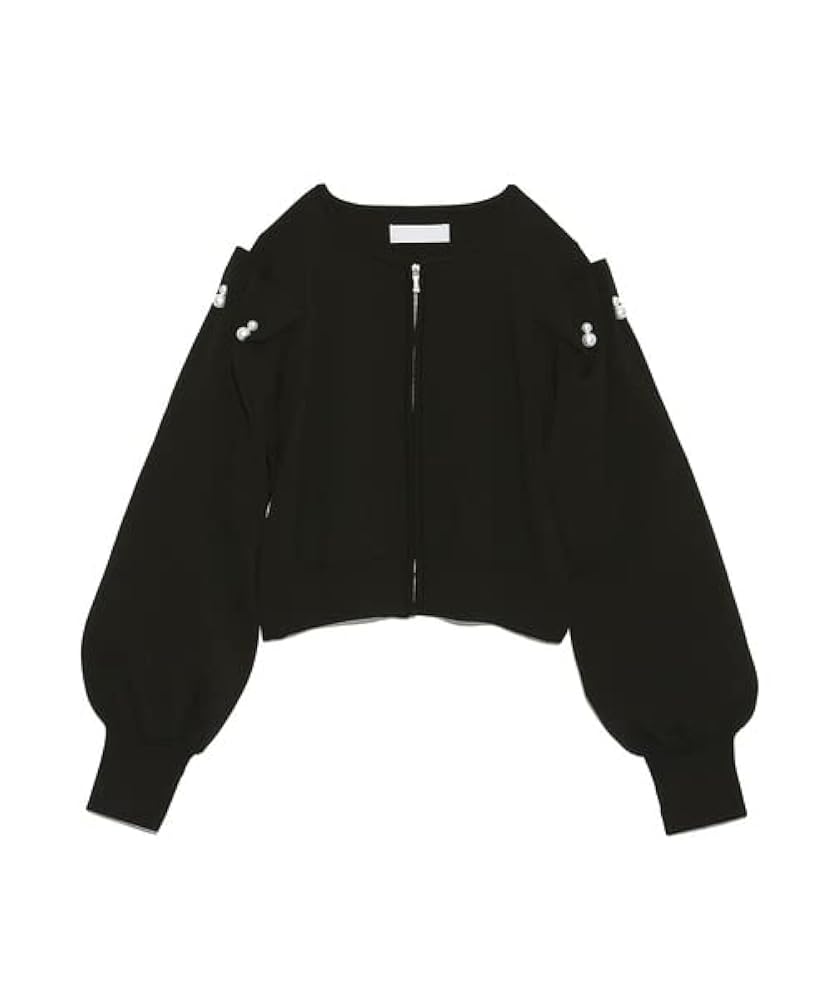 Amazon | [セルフォード] パール付きニットブルゾン CWNJ224039
