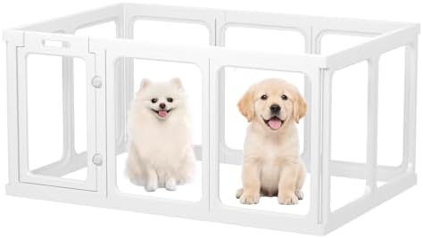 Gardner Pet Recinto para Perros en Acrílico Transparente, Corral ...