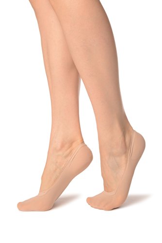 LissKiss Beige Opaque Footies 40 Den - Footsies Socks2