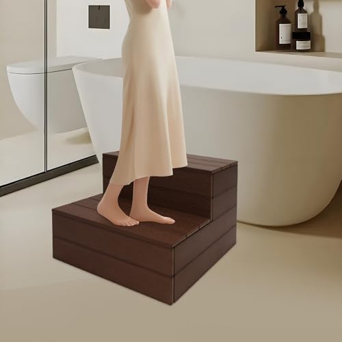 Escalera para bañera 2 pasos antideslizante 15 in miniatura 2