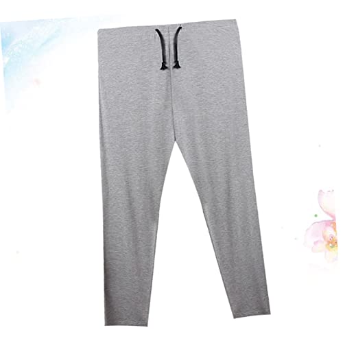 SHOWERORO 1 Peça Calça De Moletom De Ajuste Solto Para Homem Vestido De Noite De Algodão Plus Size C