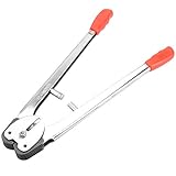 Alicates para Embalaje, Alicates para Embalaje Máquina Flejadora Manual Empaquetadora Doble de Papel para Sellador Tensor de Fleje de Plástico, Cinta para Sellar Cajas de Cartón y