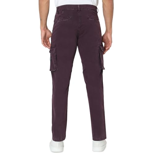 Image of Spykar Men's Regular Cargo Pants