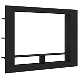 Color: Negro; Material: Madera aglomerada; Dimensiones: 152 x 22 x 113 cm (largo x ancho x alto)