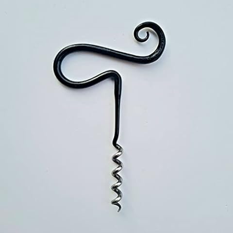 HFCS03 Hand Forged Corkscrew | Torded Bottle Opener | Iron | Medieval Cover