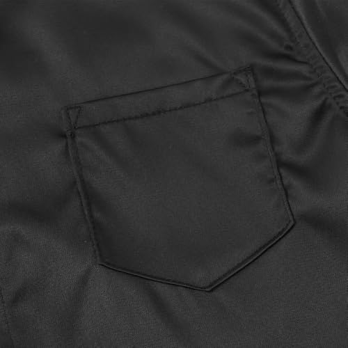 Spring&Gege Boys Dress Shirt Sateen Long Sleeve Wrinkle-Free Solid Formal Wedding Button Down Shirts4