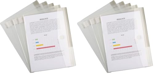 Pochettes porte-documents A4 avec fermeture scratch et plastique étanche