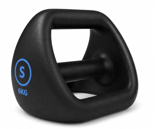 Image of Kakss 4BELL Multipurpose Gym Equipment 4-in-1 Dumbbell, Kettlebell, Push-Up Bar & Med Ball, Compact Home Workout Tool for Men & Women,(ONE PIECE) (6kg - 4Bell)