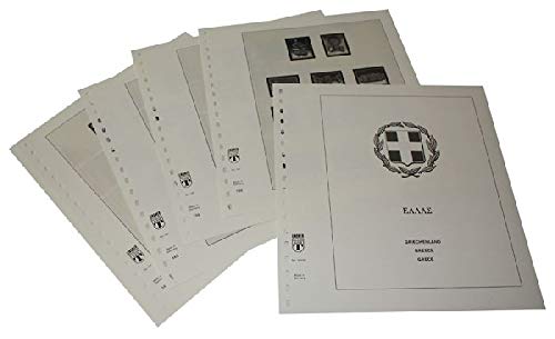 Feuilles pré-imprimées Grèce pour timbres de 2012 à 2016 LINDNER Original
