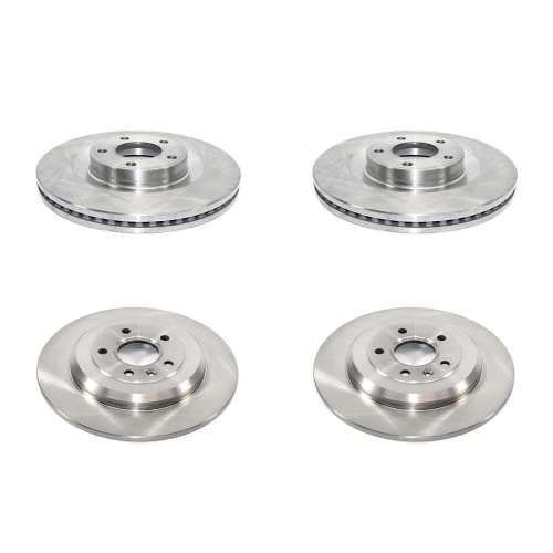 Front Rear Brake Rotor Kit Brake Disc Fits Ford Edge 2011 2012 2013 2014 Fits Lincoln MKX 2011 2012 2013 2014 2015