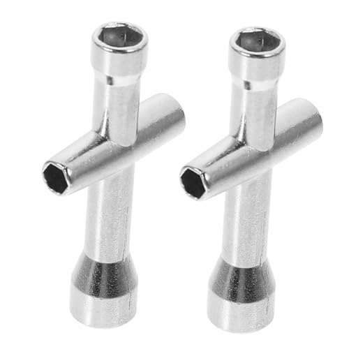 Gatuida 2 Piezas Manga Rc De Aluminio Llave De Cruz Casquillo Para Llave De Cruz Herramienta Herramientas Manuales Usar Para Hsp Wltoys Rc Modelo Coche