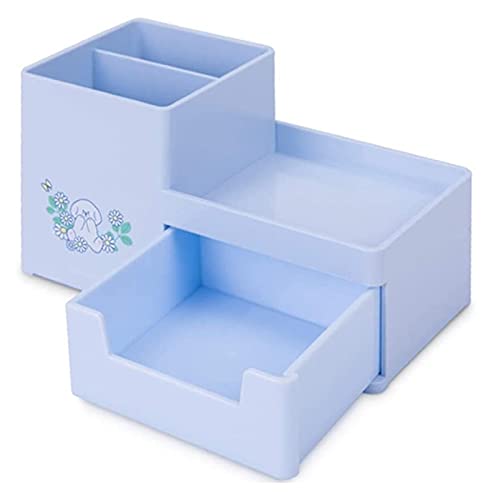Portalápices Portalápices de Oficina, Caja de Almacenamiento Multifuncional para Suministros de Escritorio de Oficina, Escritorio para Tarjetas de Visita con lápiz de Gran Capacidad (Azul)