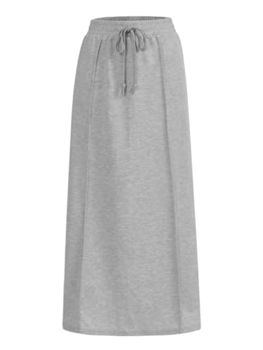 Women High Waist Elastic Waist Knot Skirt Summer Skirt