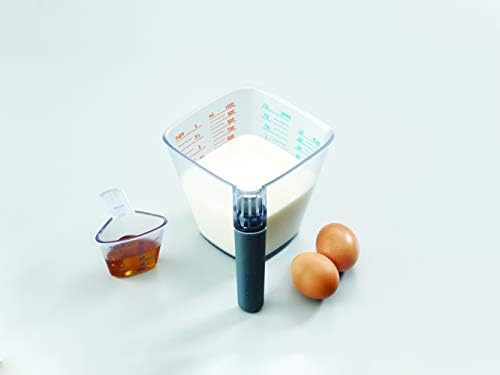Joseph Joseph Align Angled 2-Piece Easy-Read Measuring Jug Set, 1 x 1L 1 x 50ml- Plastic