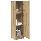 【Rangement efficace avec le highboard】 Ce highboard offre une solution super pratique et spacieuse pour ranger, combinant look classe et utilisation pratique. Son bois d'ingénierie rend le style moderne et il s'adapte à tous les décors, ajoutant élégance et fonctionnalité. Idéal pour les salons ou les salles à manger, cette pièce propose plein de rangement et s'adapte à divers espaces, que ce soit un salon contemporain ou un appart compact.