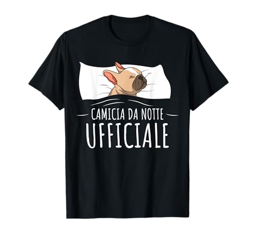 Camicia Da Notte Bulldog Francese Frenchie Maglietta