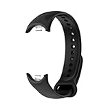 Pulseira extra compatível com relógio xiaomi Mi band 10,Mi band 9,Mi band 8 - Cores qualidade premium silicone flexível(Preto Mi band 8/10)
