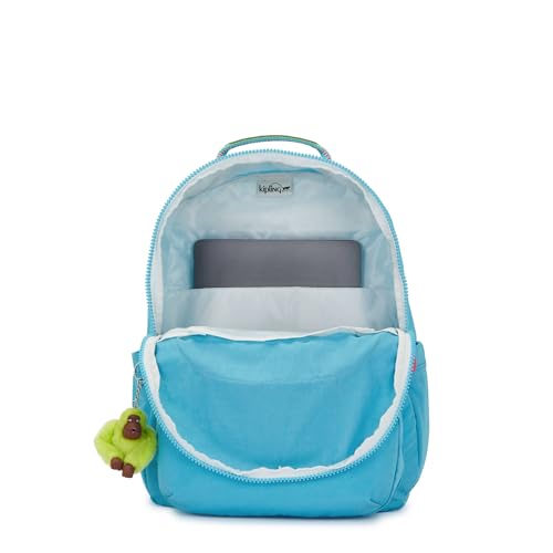 Image of Kipling Women's Seoul 15 inch Laptop Backpack, Durable, Roomy with Padded Shoulder Straps, Built-In Protective Sleeve