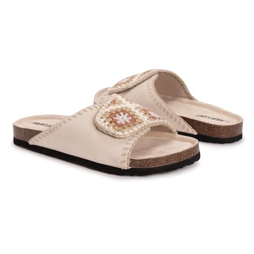 MUK LUKS Women's Gigi Crochet Sandal2