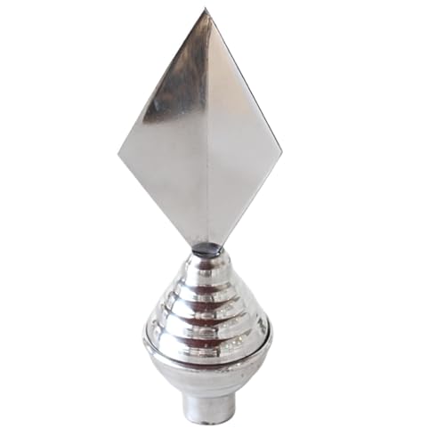 Kit Base Madeira+1 Mastro 2mts +1 Ponteira+Canopla Em Aluminio para Bandeiras