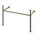 Fauceture VPB14887 Imperial Stainless Steel Console Legs for VPB1488B, Brushed Brass