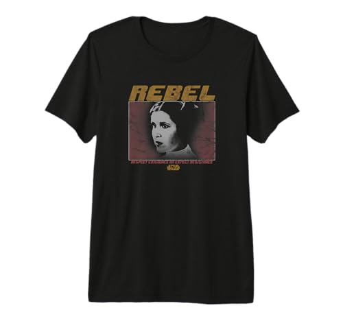 T-shirt Star Wars Princess Leia en textile haut de gamme finitions soignées