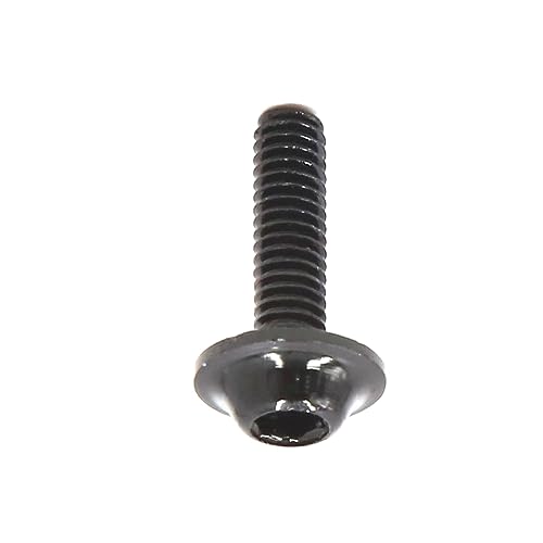 MACHSWON 16Pcs Black Metal M6 x 20mm Hex Head Fairing Bolts Screws for Motorcycle 1996-2023 - Image 4