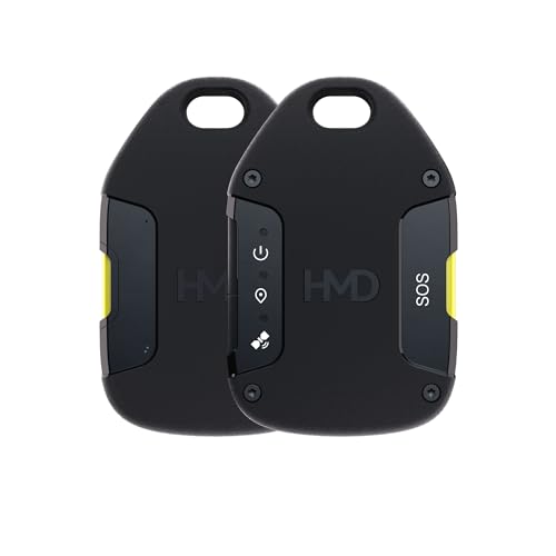 HMD OffGrid Satellitenkommunikator (Bluetooth 5.1, kompatibel mit Android und iOS, IP68, Satellitennachrichten, SOS-Dienste,Standortverfolgung, 3 Tage Akku) Schwarz