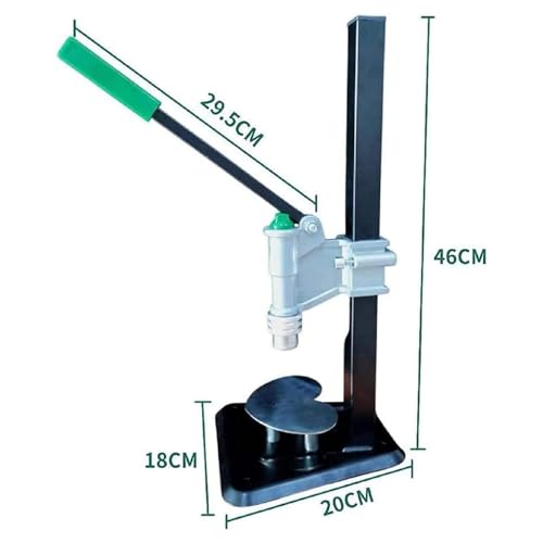 Machine de capsulage de parfum manuelle en acier inoxydable durable pour flacons - 2