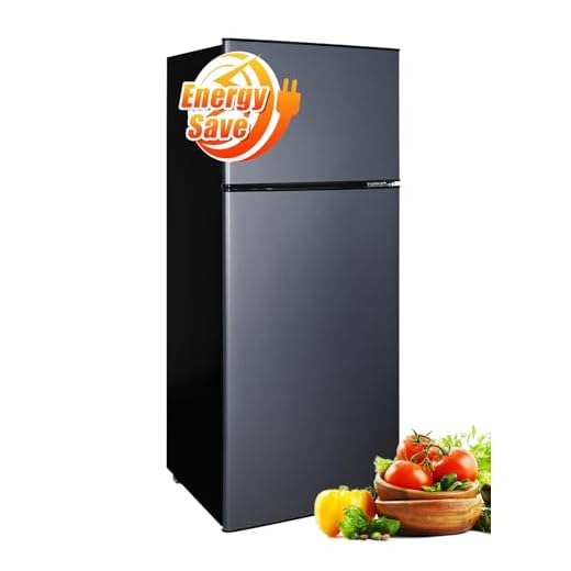 Cucina Magica 8.5 cu.ft Dual-Door Apartment Refrigerator with Freezer and Adjustable Thermostat - Slide-Out Glass Shelves for Dorms, Offices, RVs, and Homes