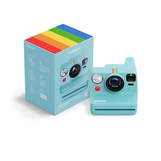 Polaroid - Now+ Génération 3 - Appareil Photo instantané connecté Bluetooth - Bleu Arctique (9163)
