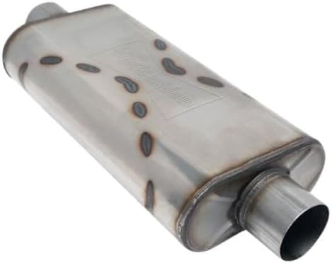 Silencioso esportivo Black Widow Exhaust Venom 300 3" Center/Center BW004-C – 1 unidade