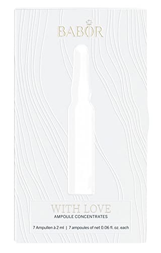 Babor Gift Set with Various Serum Ampoules for Moisture, Regeneration and Strength, Vegan Formula, The White Collection, 7 x 2 ml