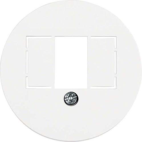 Preisvergleich Produktbild Hager 1040 Zentralplatte TAE / P / WE weiß Polar