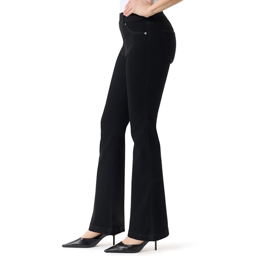 Image of Gloria Vanderbilt Women's Shape Effect Pull On High Rise Flare Jeans