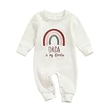 Unisex Baby Boy Girl Christmas Clothes Fleece Rainbow One Piece Romper Jumpsuits Coveralls Toddler F