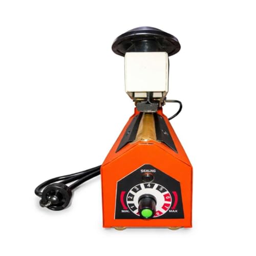 Image of 12 inch Impulse Heat Sealing Machine with Adjustable Temperature, Portable Poly Bag Sealer for PE /PP Laminated Pouches, Strong Airtight Seal, Durable Metal Body, 1-Year Warranty for Home & Business (Org)