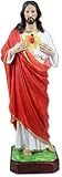 statue religiose in resina Statua in resina Proposte Religiose Statua del Sacro Cuore di Gesù in resina. Altezza cm 50. Dipinta a mano.