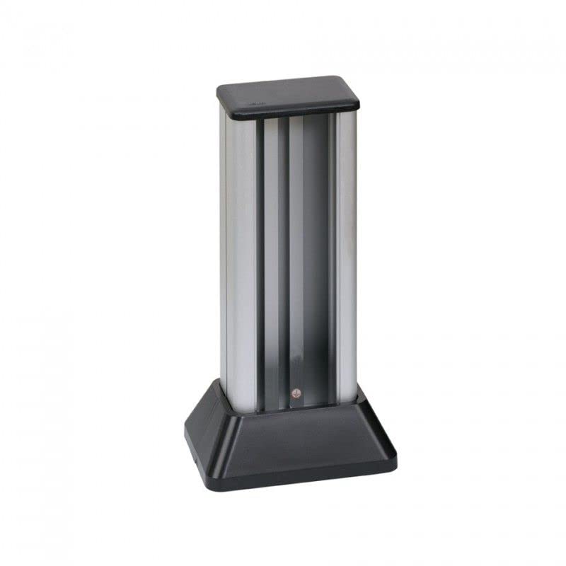 Minicolumna 2 caras 2 mods alu-gra colonne de sol double face pour prise bureau